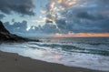 Sunrise Contrasts, Pentewan Sands, Cornwall