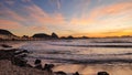 Sunrise at Copacabana Beach