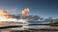 Sunrise at Cullercoats Bay.