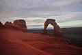 Sunrise at Delicate Arch Royalty Free Stock Photo