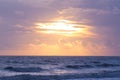 sunrise at desaru`beach Royalty Free Stock Photo