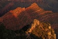 Sunrise detail, Supai formation, Grand Canyon, Arizona