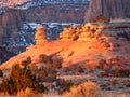 Sunrise in Devil`s Canyon Royalty Free Stock Photo