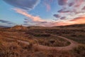 Sunrise on the Devils Backbone in Loveland Colorado Royalty Free Stock Photo