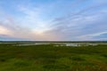 Sunrise at Dixon Waterfowl Refuge Royalty Free Stock Photo