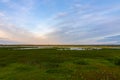 Sunrise at Dixon Waterfowl Refuge Royalty Free Stock Photo