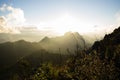 Sunrise at Doi Luang Chiangdao Royalty Free Stock Photo