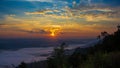 Sunrise at doi samer dao Sri Nan National Park