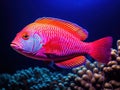Sunrise dottyback Royalty Free Stock Photo