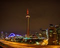 Sunrise at downtown Toronto Royalty Free Stock Photo