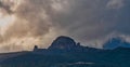 Sunrise with dramatic sky in Aspromonte