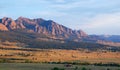 Sunrise on the Edge of the Rocky Mountains Royalty Free Stock Photo