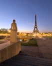 Sunrise on the Eiffel Tower