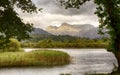 Sunrise at Elterwater in Lake District Royalty Free Stock Photo