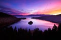 Sunrise at Emerald Bay Royalty Free Stock Photo