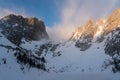 Sunrise at Emerald Lake - Rocky Mountain National Park Royalty Free Stock Photo