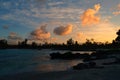 Sunrise in Eton Beach, Vanuatu Royalty Free Stock Photo