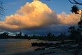 Sunrise in Eton Beach, Vanuatu Royalty Free Stock Photo