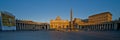 Sunrise on the Facade of Saint Peter's Basilica in Rome Royalty Free Stock Photo