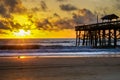 Fishing Pier at Fernandina Beach, Florida Royalty Free Stock Photo