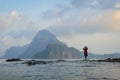 sunrise fishing in El Nido, Philippines