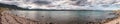 Panoramic view of Gairloch in Highlands of Scotland Royalty Free Stock Photo