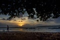 Sunrise in Galle beach ,Sri Lanka