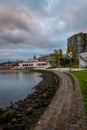 Sunrise at Ghirardelli Square in San Francisco Royalty Free Stock Photo