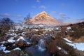 Sunrise in Glencoe Royalty Free Stock Photo