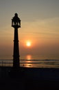 Sunrise at Gopalpur of sea side. Royalty Free Stock Photo