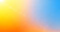 Sunrise Gradient with Flare Sunlight and Color Transition Background Royalty Free Stock Photo