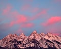 Sunrise, Grand Tetons, Wyoming. Royalty Free Stock Photo