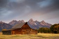 Sunrise at the Grand Tetons Royalty Free Stock Photo