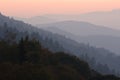 Sunrise Great Smoky Mountains Royalty Free Stock Photo