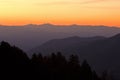 Sunrise Great Smoky Mountains Royalty Free Stock Photo