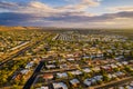 Sunrise in Green Valley, Arizona, a popular retirement community Royalty Free Stock Photo