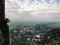 Sunrise at Gunung Keriang with cloudy white cloud