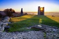 Sunrise at Hadleigh Castle Essex, UK