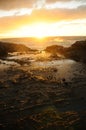 Sunrise at Halona Beach Hawaii Royalty Free Stock Photo