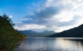 Sunrise at hardangerfjord