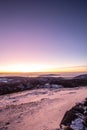 sunrise on the higest mountain Royalty Free Stock Photo