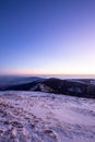 sunrise on the higest mountain Royalty Free Stock Photo