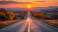 Sunrise Highway: A Picturesque Route for Your Next Scenic Road Trip Royalty Free Stock Photo