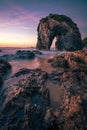 Sunrise at Horse Head Rock, Bermagui, New South Wales, Australia Royalty Free Stock Photo