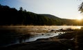 Sunrise on the Hudson Royalty Free Stock Photo