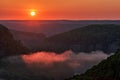 Sunrise At Letchworth State Park In New York Royalty Free Stock Photo