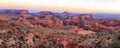 Sunrise in Hunts Mesa near Monument Valley, Arizona, USA Royalty Free Stock Photo