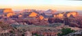 Sunrise in Hunts Mesa near Monument Valley, Arizona, USA Royalty Free Stock Photo