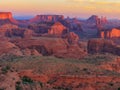 Sunrise at Hunts Mesa viewpoint