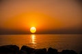 Sunrise in Hurghada/Makadi Bay Royalty Free Stock Photo
